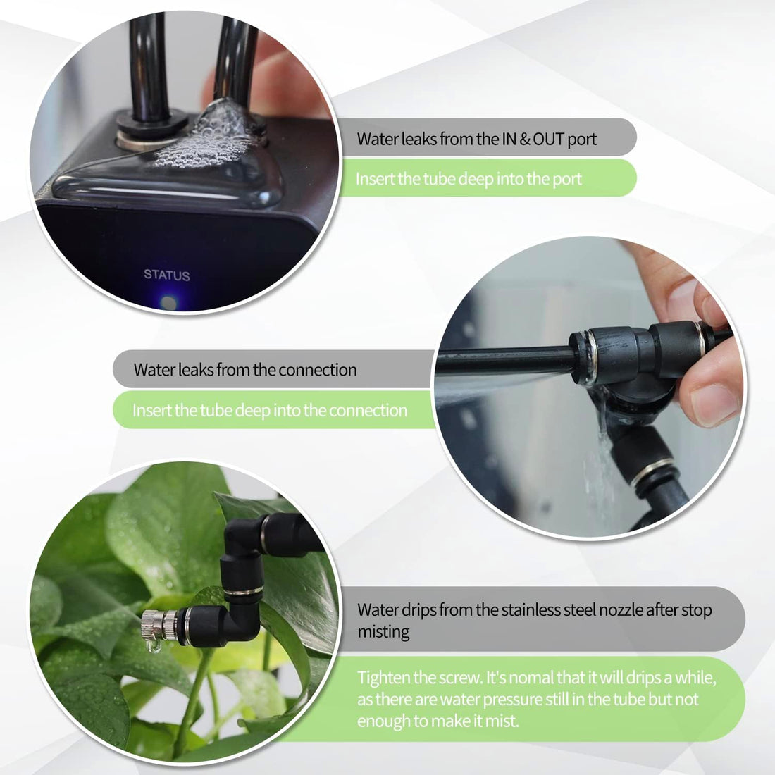 Moistenland Reptile Mister, Automatic Misting System for Reptile Tank
