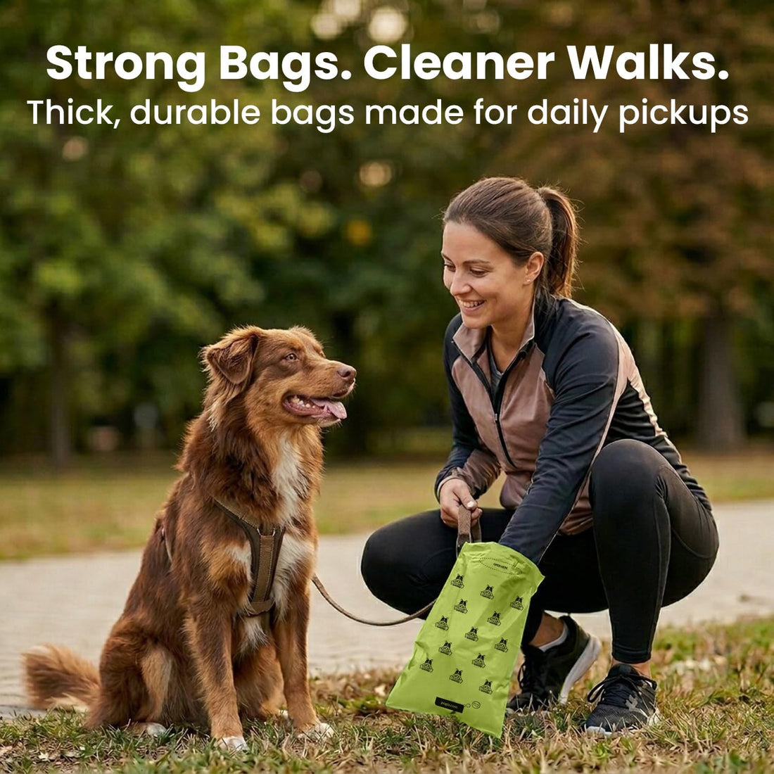 Pogi's Poop Bags – Large, Leak-Proof Dog Waste Bags for Yard or Home