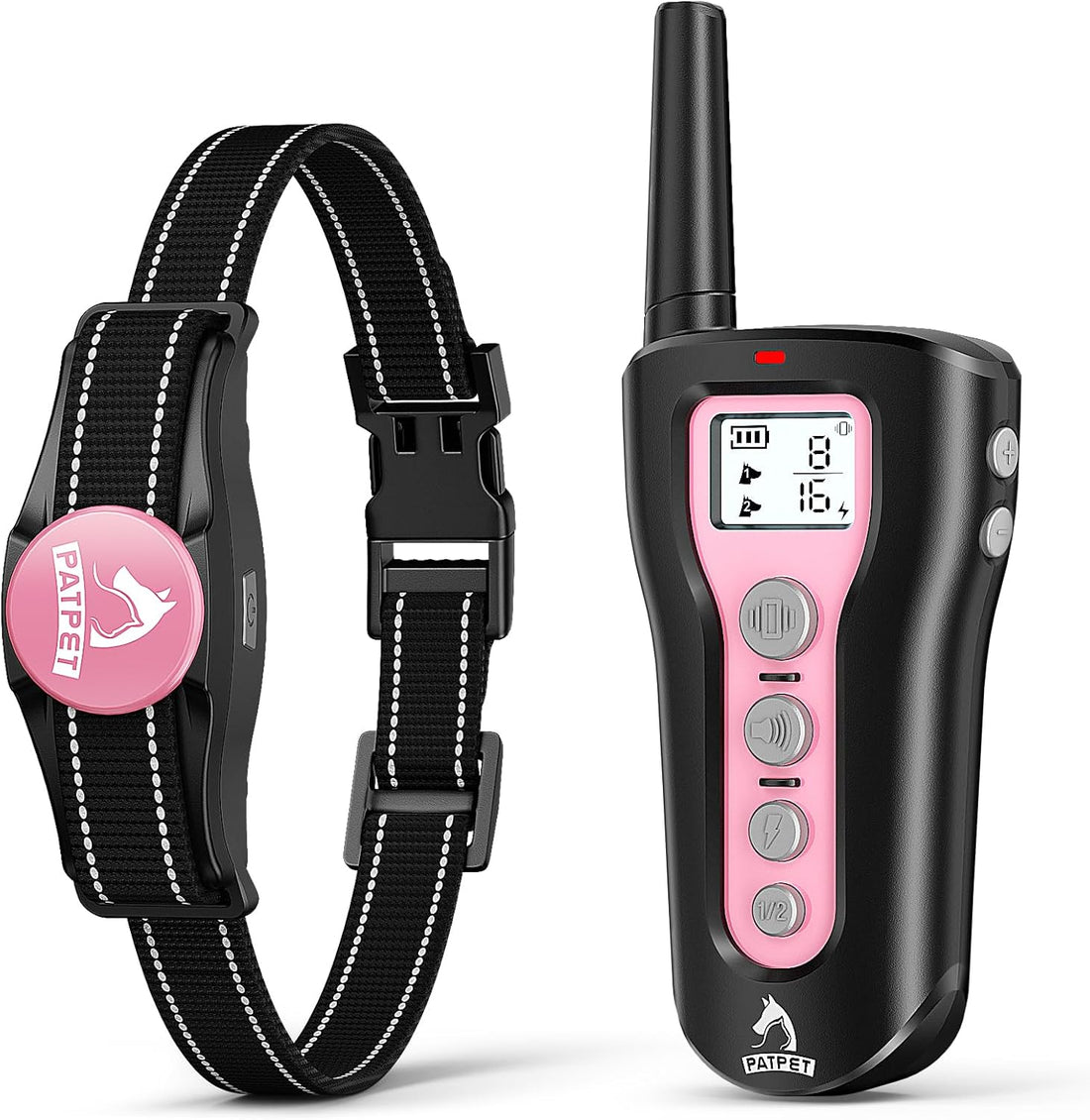 PATPET Dog Shock Collar - Rechargeable Dog Training Collar