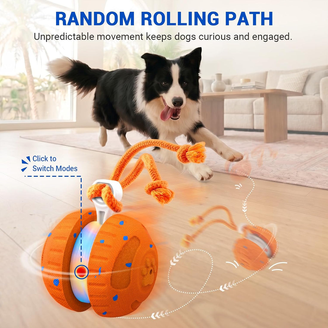 Pamlulu Interactive Dog Toy for Small & Medium Dogs