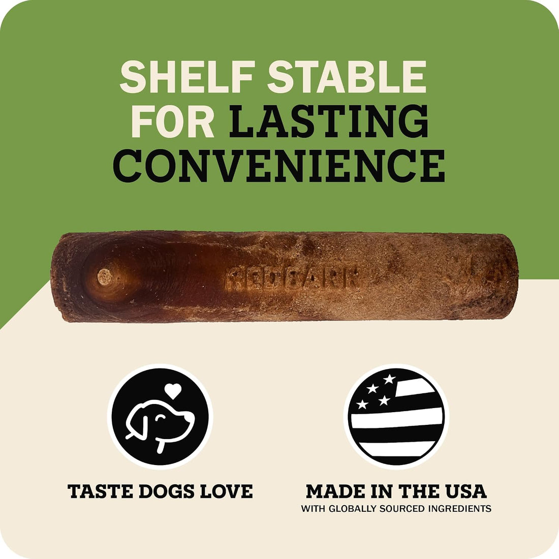 Redbarn Dur-A-Bulls Medium Sticks Hickory Flavor, Natural Dog Chew