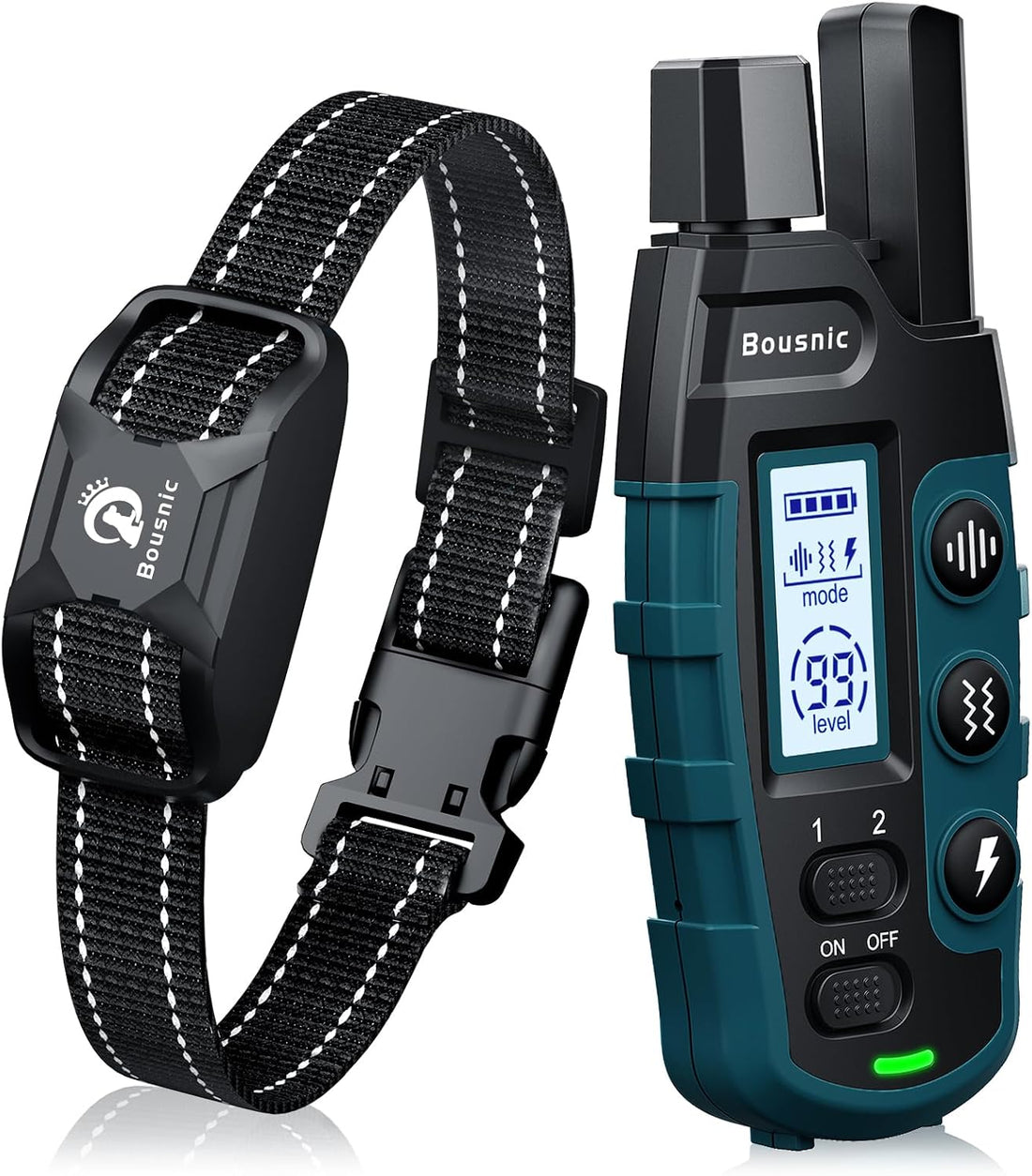 Bousnic Dog Shock Collar - 3300Ft Dog Training Collar with Remote