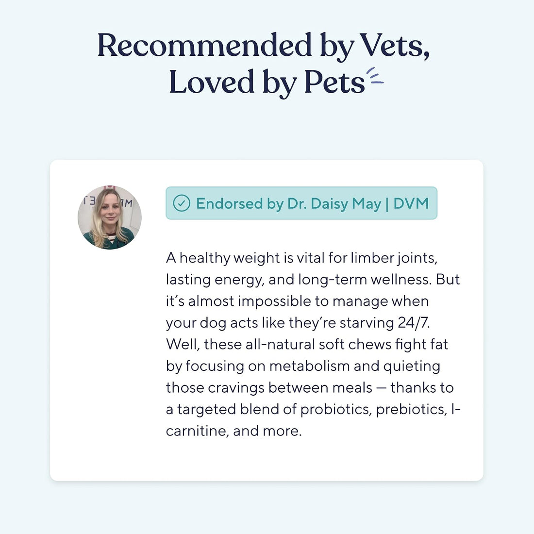 Pawfy Metabolic Complex | Dog Weight & Appetite Control | 30 Chews