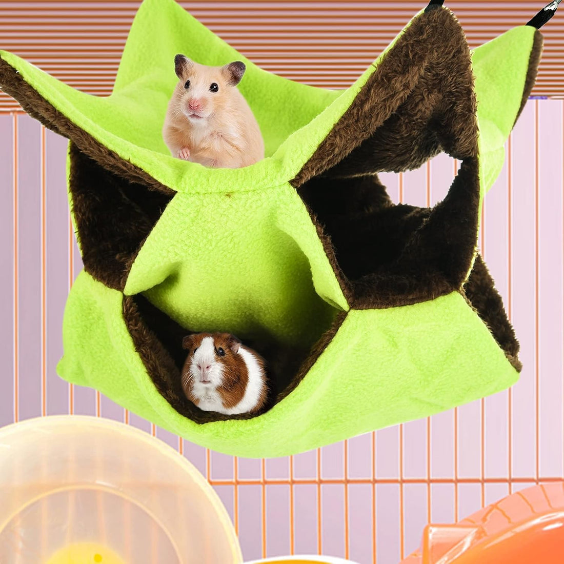 3 Tier Ferret Rat Hammock, Guinea Pig Cage Accessories