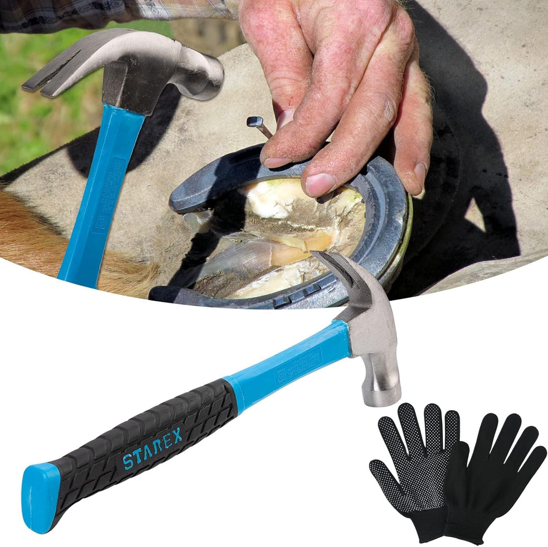 11pcs Farrier Tools Farrier kit Horse shoeing Tools Farrier Supplies