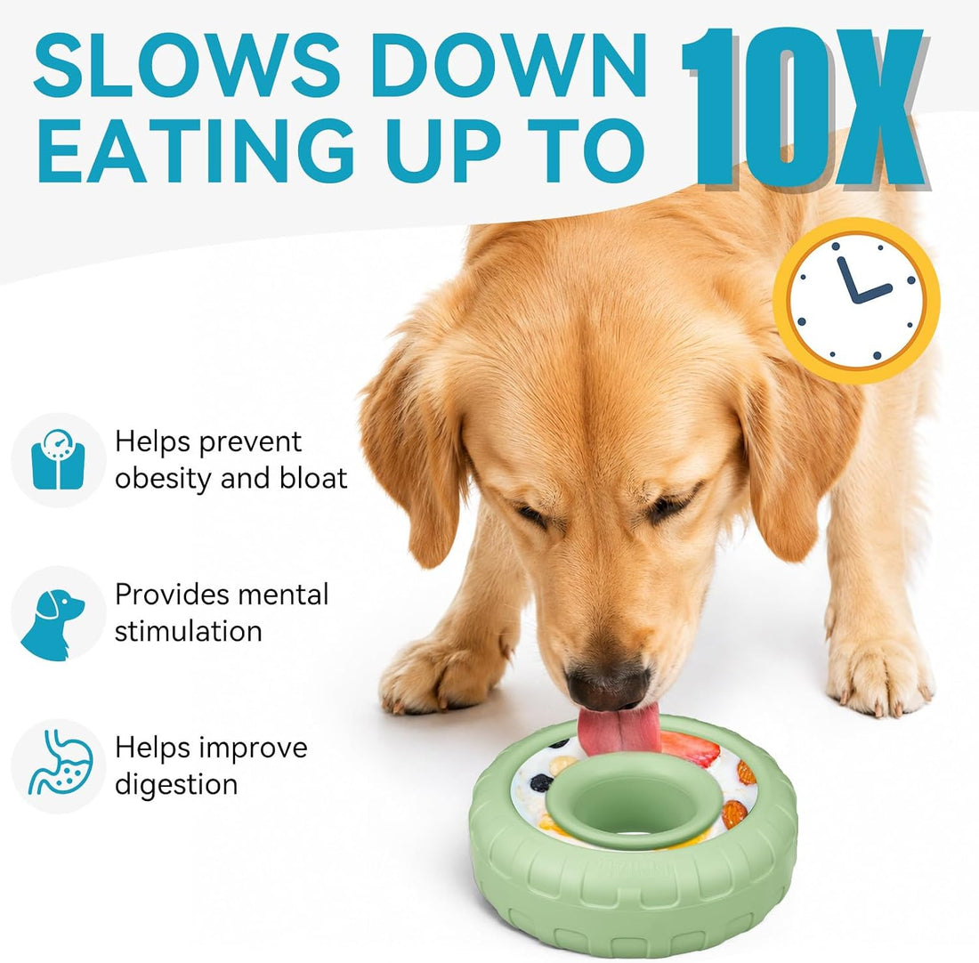 Dog Enrichment Lick Bowl, Bestalk Slow Feeder Lick Mat for Dogs