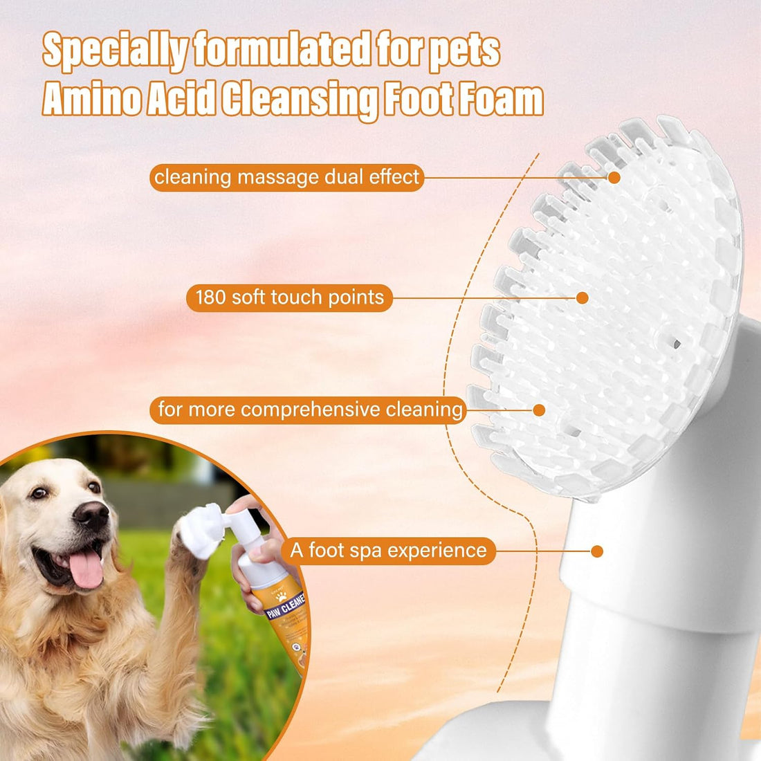 GJYC PET Paw Cleaner for Dogs and Cats,Magic Foam