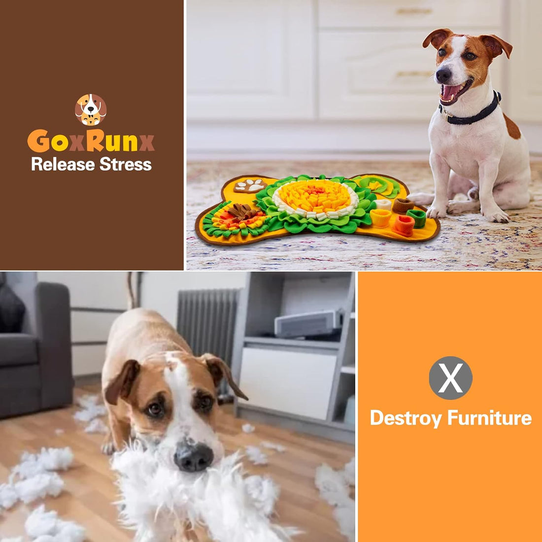 Snuffle Mat for Dogs, Pet Snuffle Mat for Small and Medium Dogs