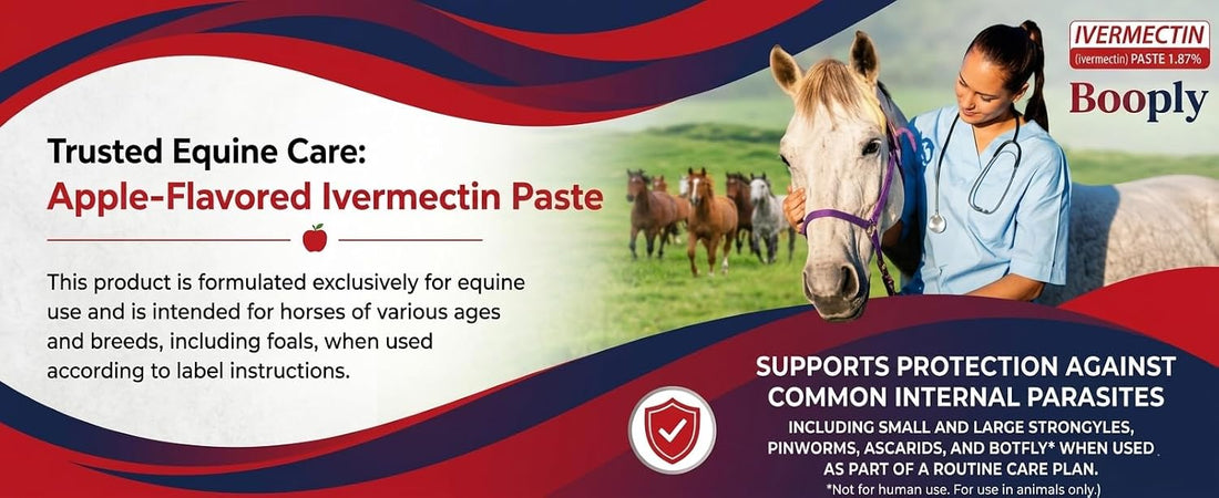 Ivermectin Horse Paste 1.87% - Apple Flavored