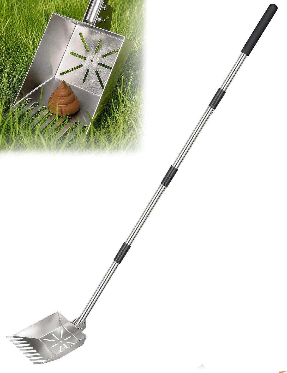71" Stainless Steel Pooper Scooper