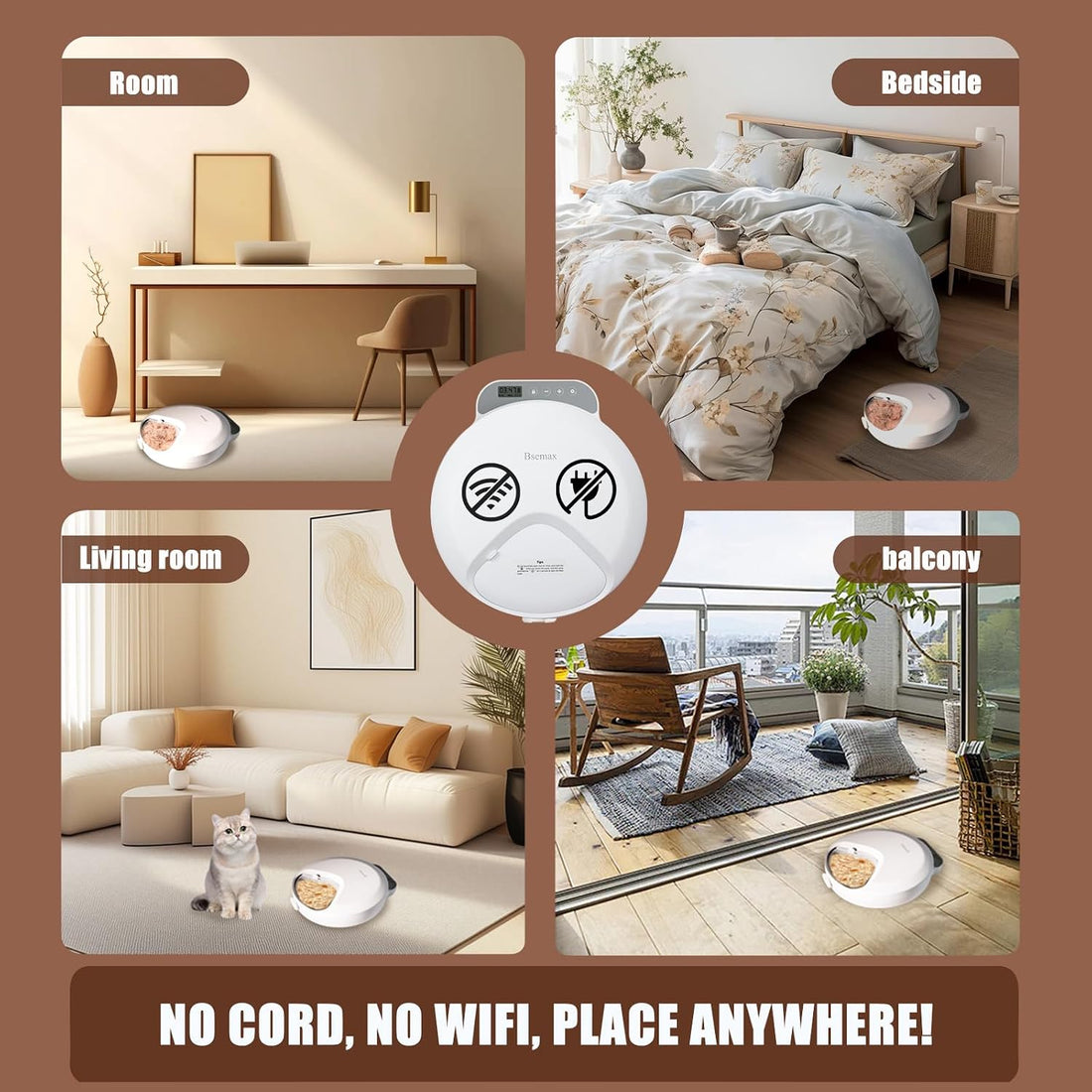 Automatic Wet Food Cat Feeder