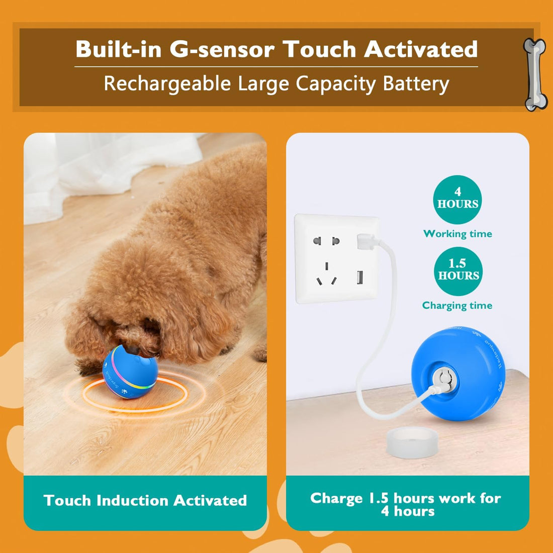 PetDroid Interactive Dog Toys Dog Ball