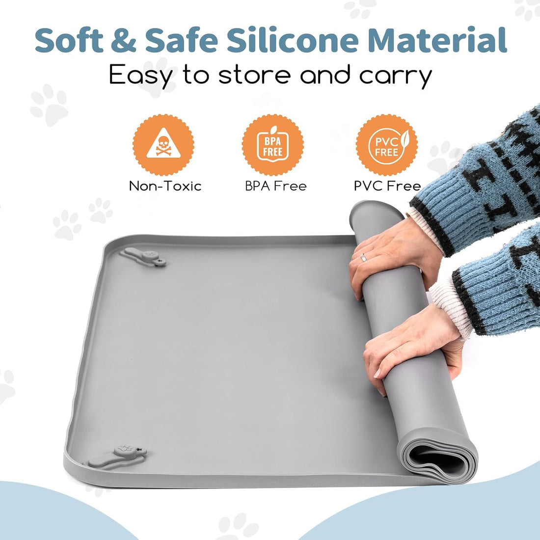 Pee Pad Holder for Dogs,25 x 36 Inch Dog Potty Tray with Silicone