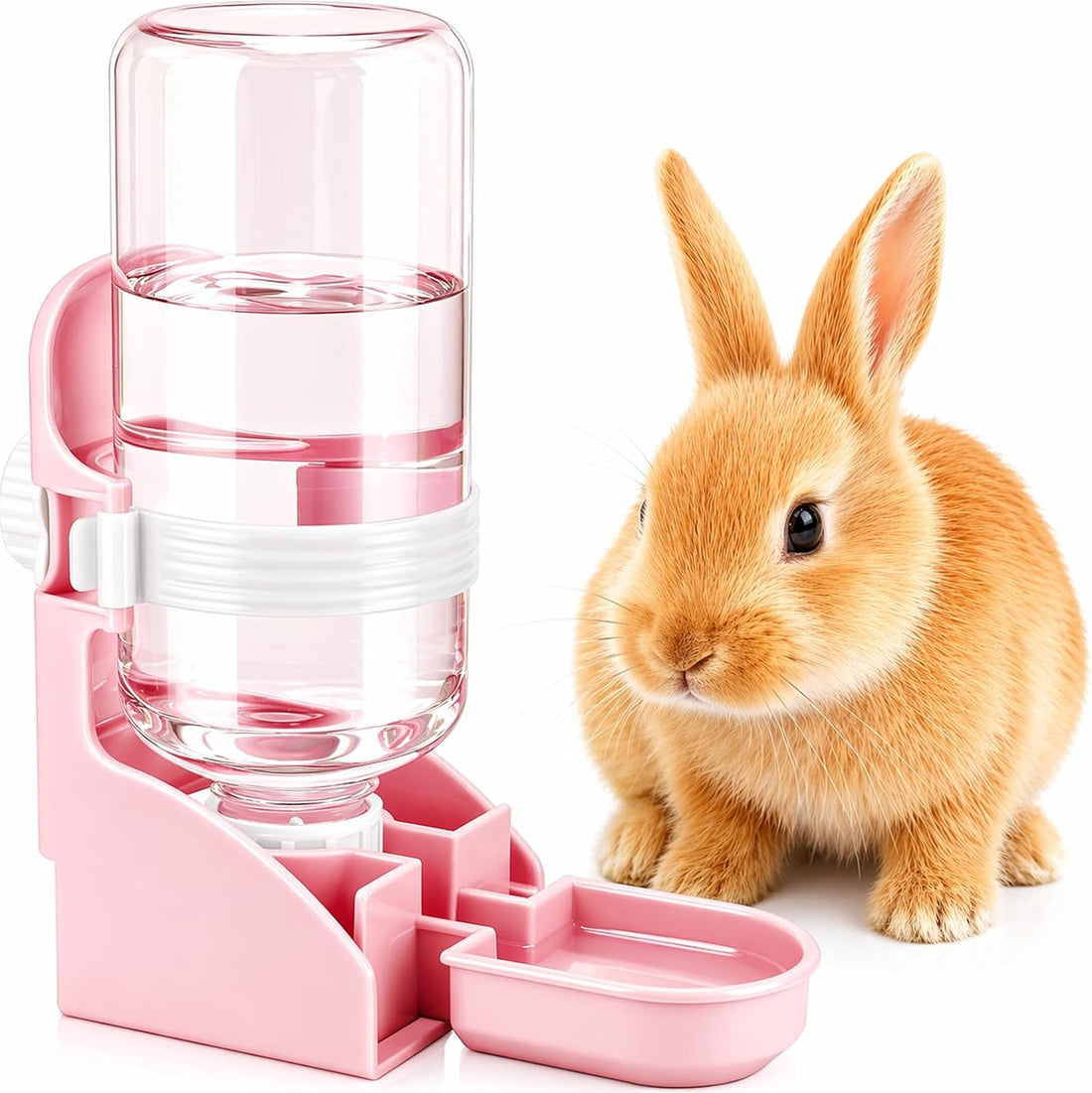 Rypet Rabbit Water Bottle No-Drip, Bunny Guinea Pig Water Dispenser