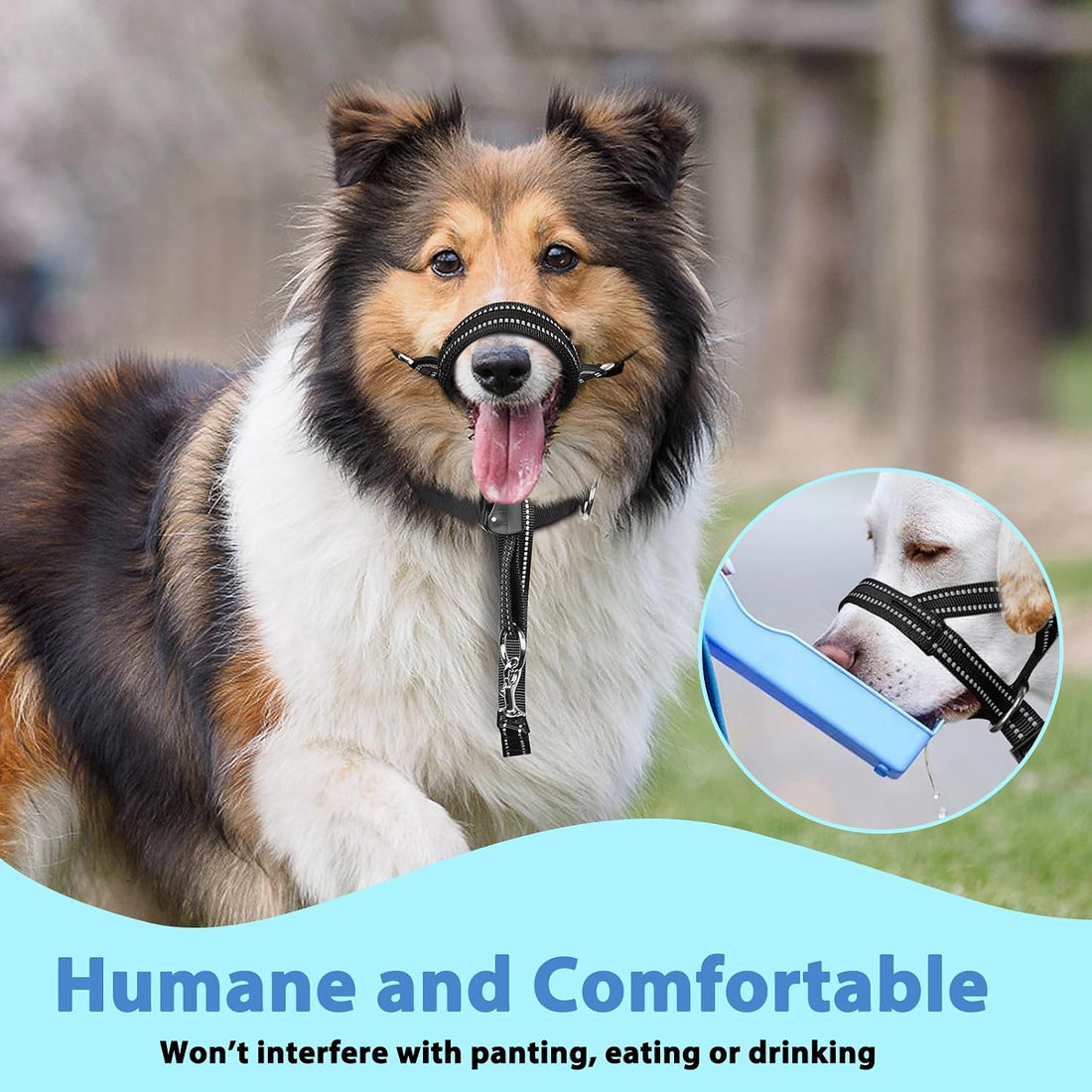 BARKLESS Soft Dog Head Collar