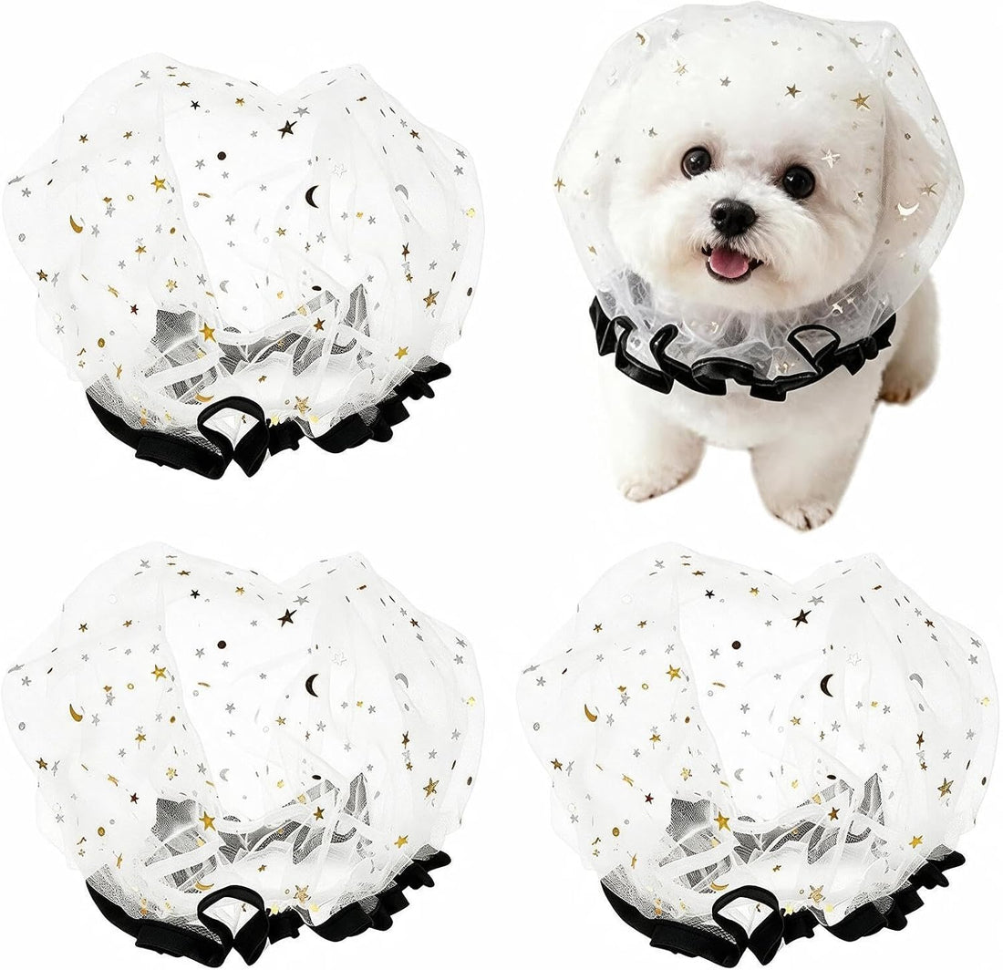 4 Pack Adjustable Dog Face Net, Breathable Soft Dog Mesh Head Cover