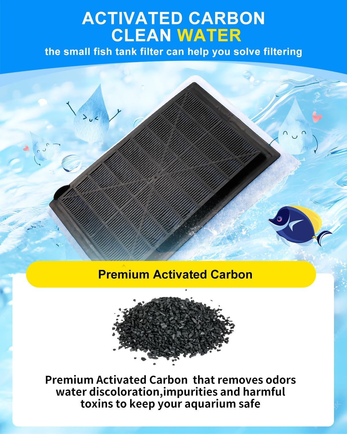 10PC Aquarium Filter Size C Compatible with Aqua-Tech 30-60/20-40