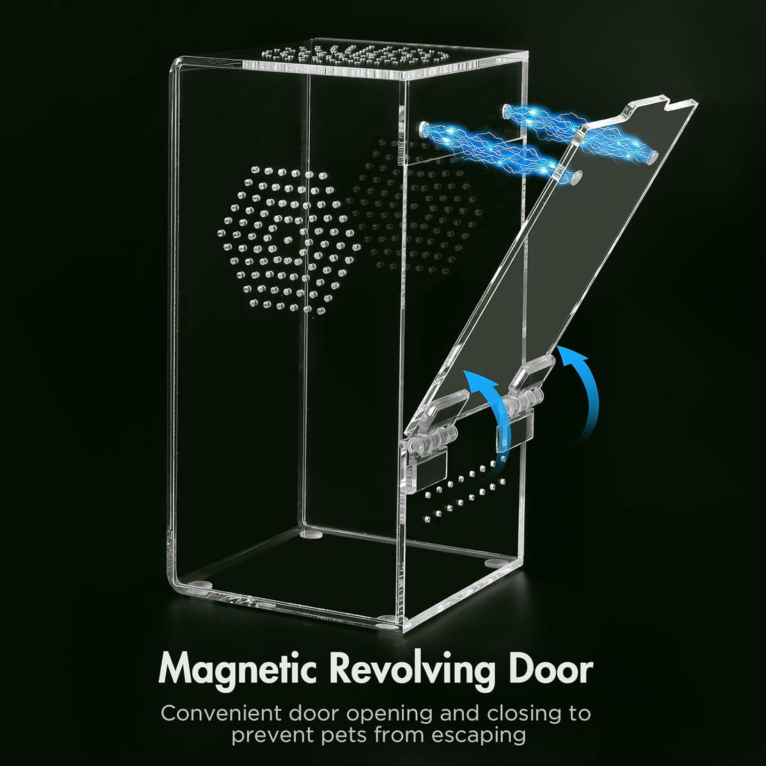 Pre-Assembled Jumping Spider Enclosure, All-Side Ventilation