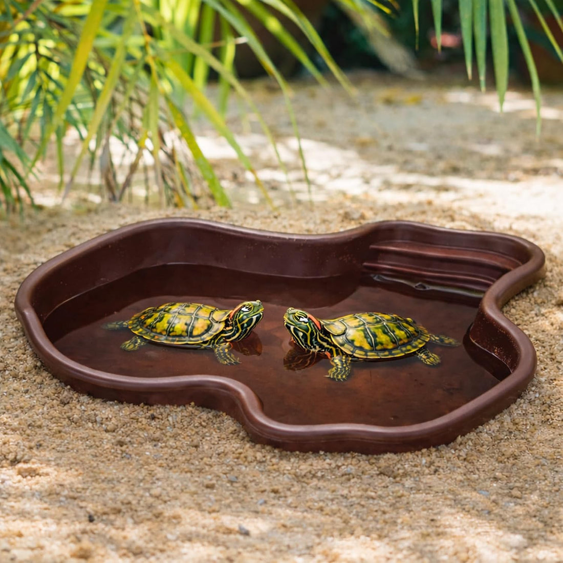 Petmolico Large Reptile Water Dish Non-Slip Bottom Habitat Accessories