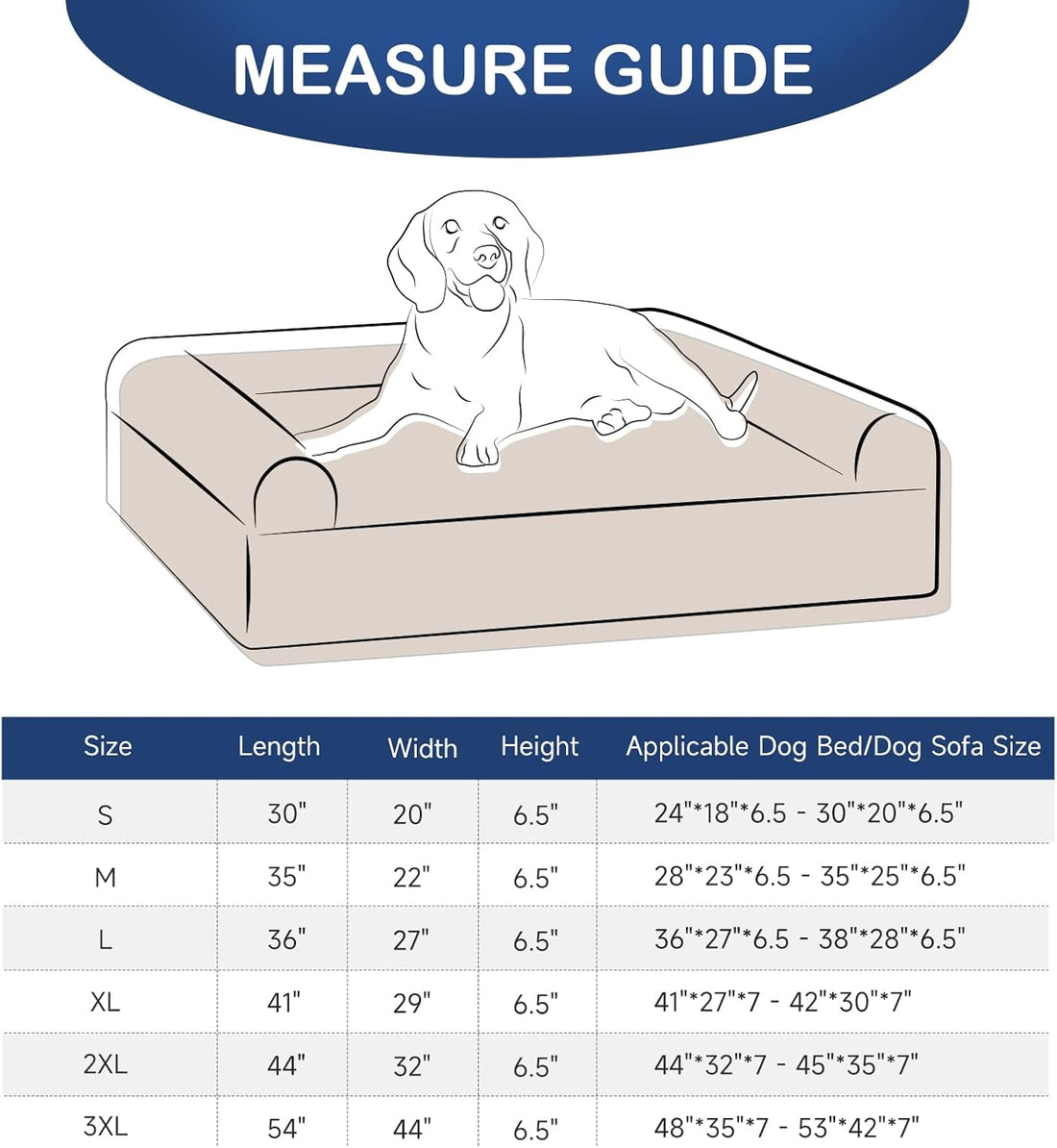 Sunsleek Dog Bed Covers Replacement Washable