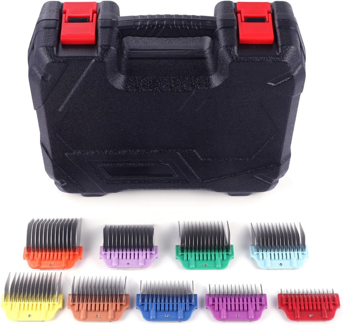 Dog Animal Stainless Steel Wide Clipper Attachment Guard Comb Set