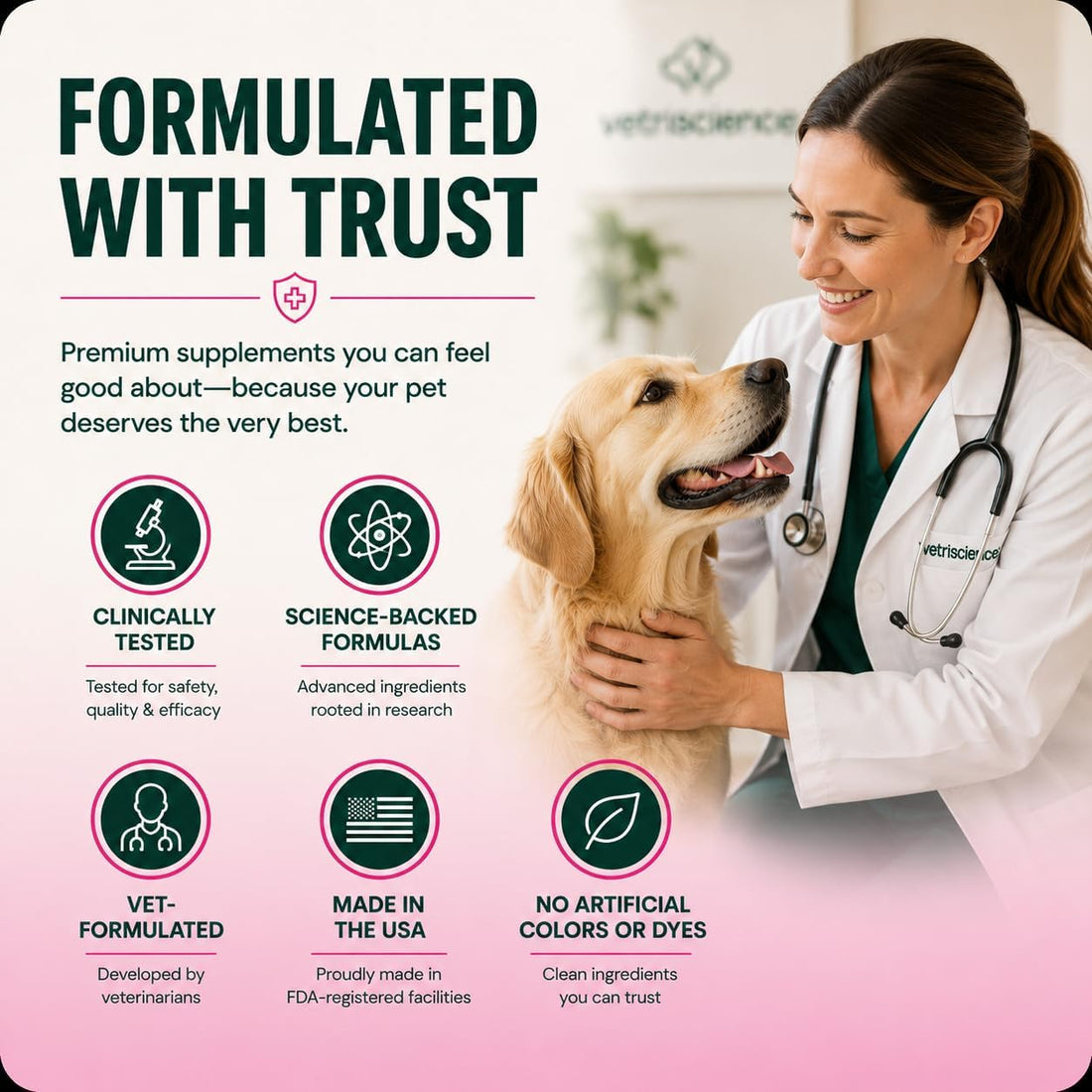VetriScience DMG Immunity Health Easy-Dose Liquid for Dogs and Cats