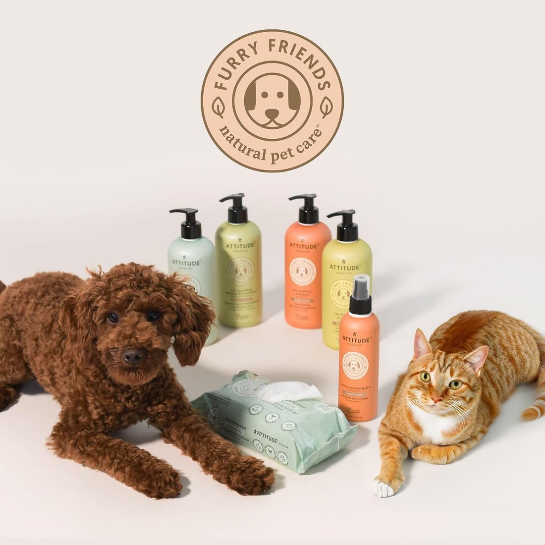 ATTITUDE 2in1 Nourishing Shampoo and Conditioner for Cat & Dog