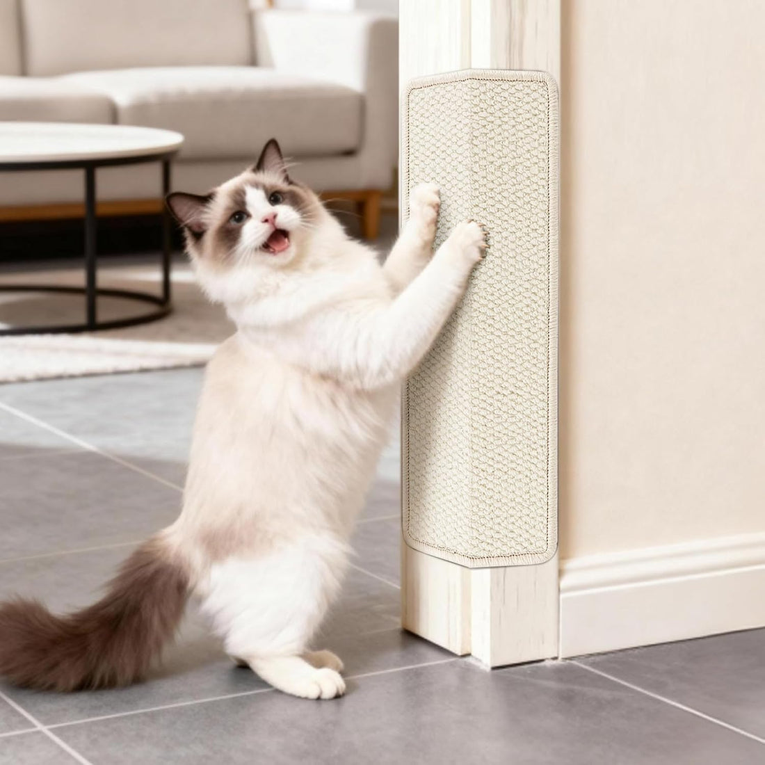ENONCI Door Protector from Cat Scratching 19.6x7.8 Cat Wall Corner