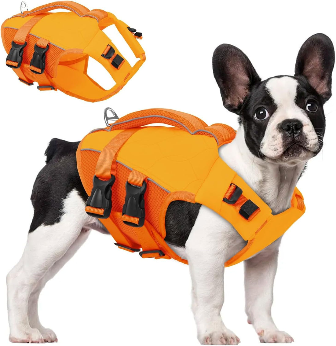 ASENKU Dog Life Jacket, High Floatation Dog Swimming Vest with Rescue
