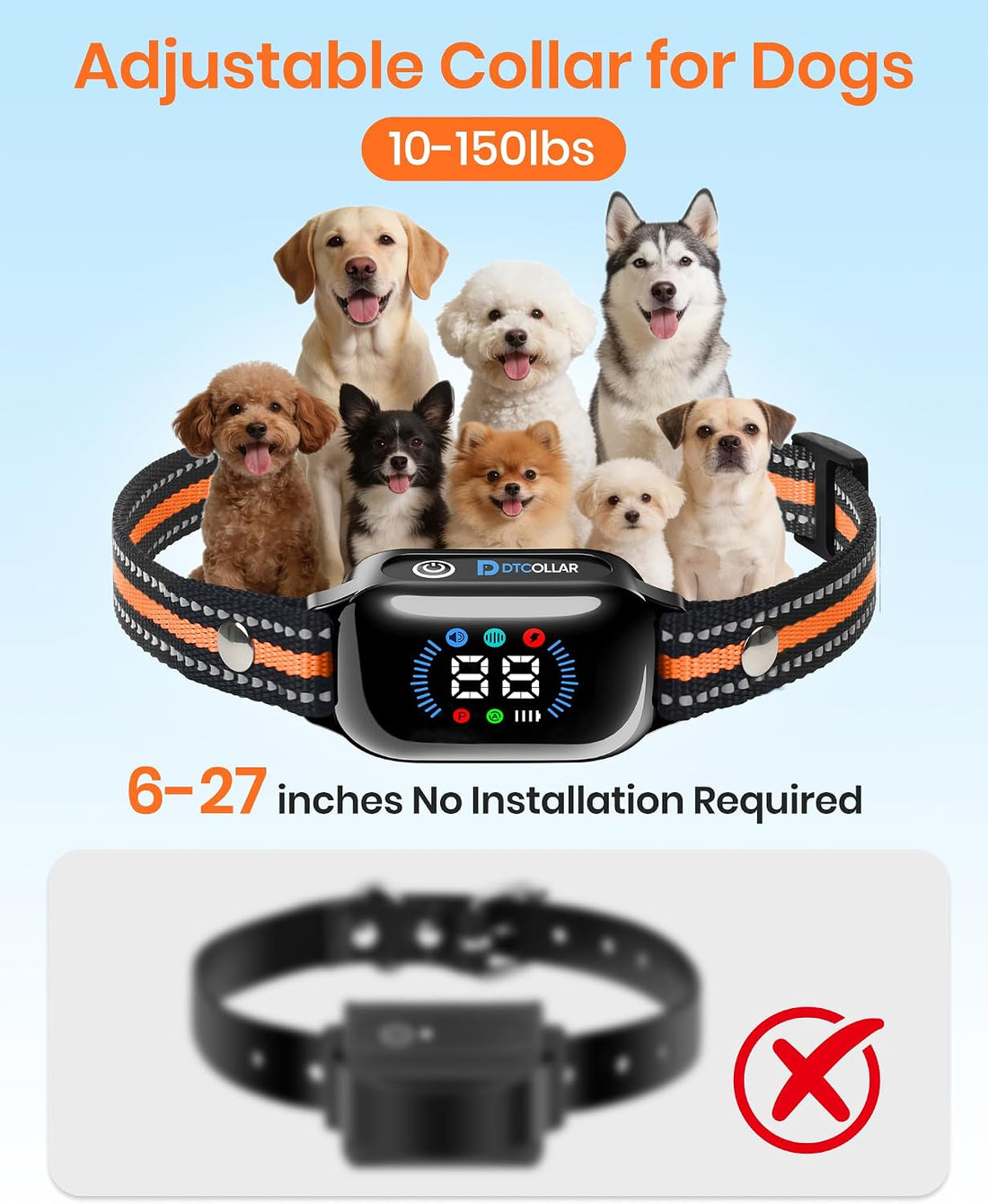 Bark & Shock Collar Combo for 2 Dogs