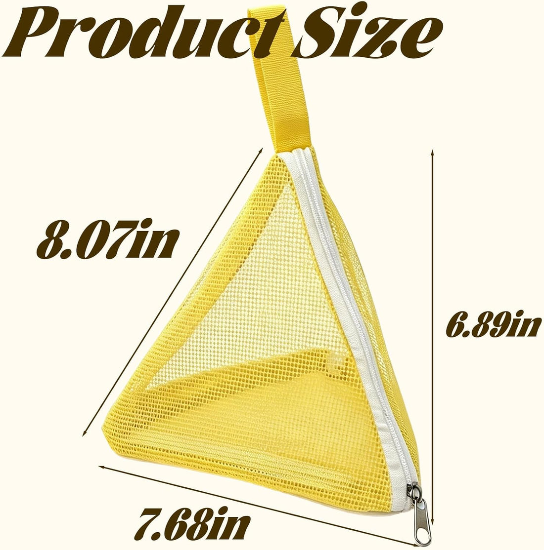 Small Bird Carrier, Triangular Pyramid Mesh Travel Bag with Zipper