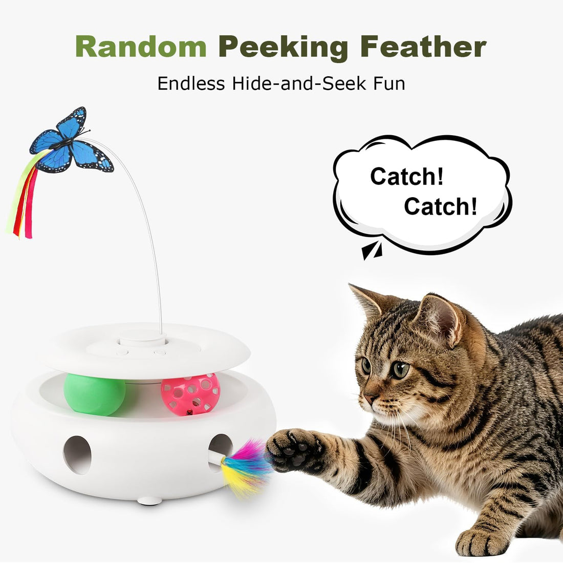 INKZOO Cat Toys for Indoor Cats