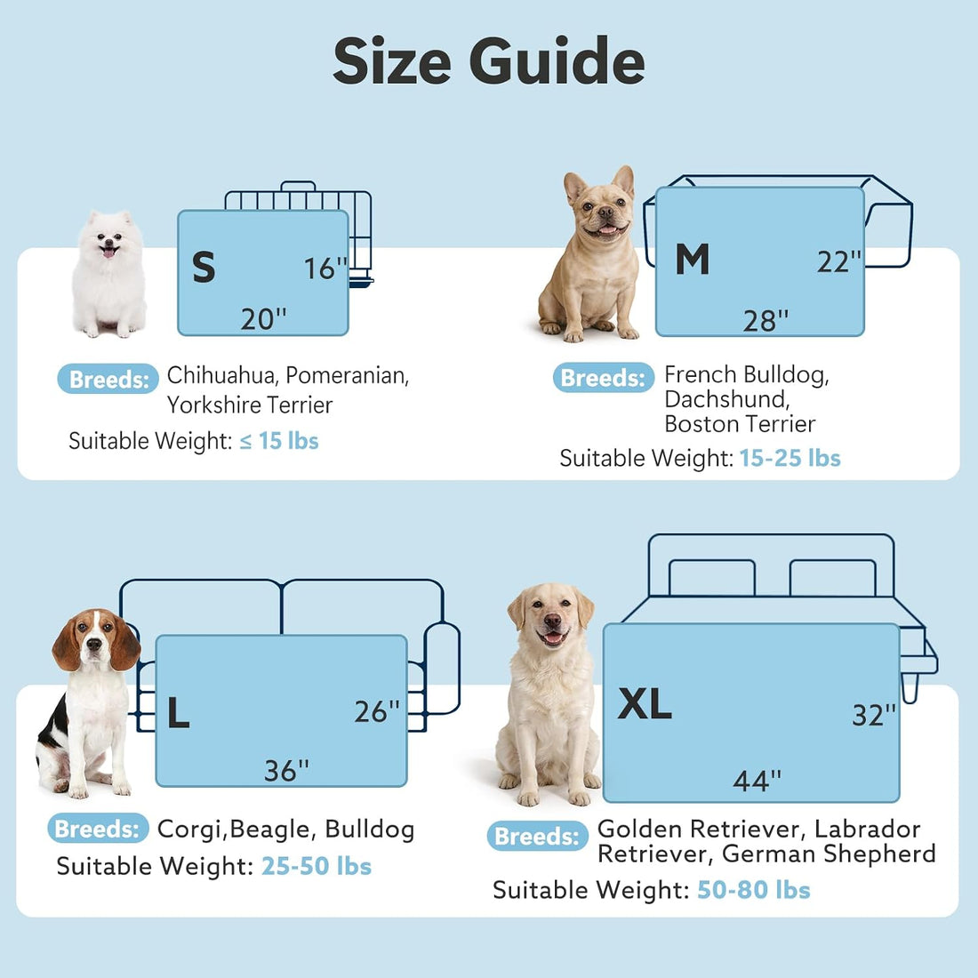 GASUR Cooling Mat for Large Dogs