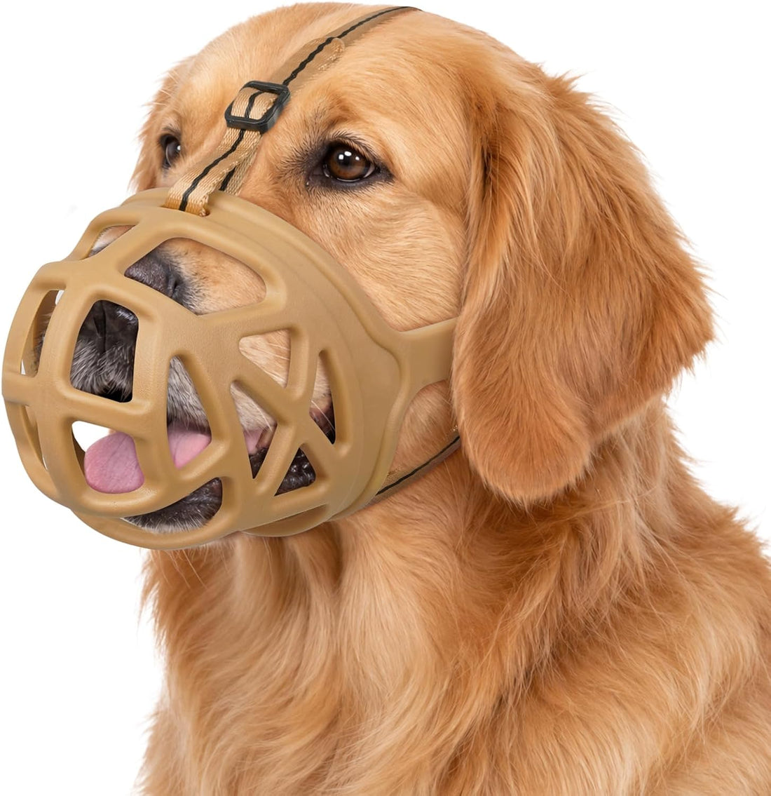 Mayerzon Basket Muzzle for Large Dogs Rottweiler to Anti Biting