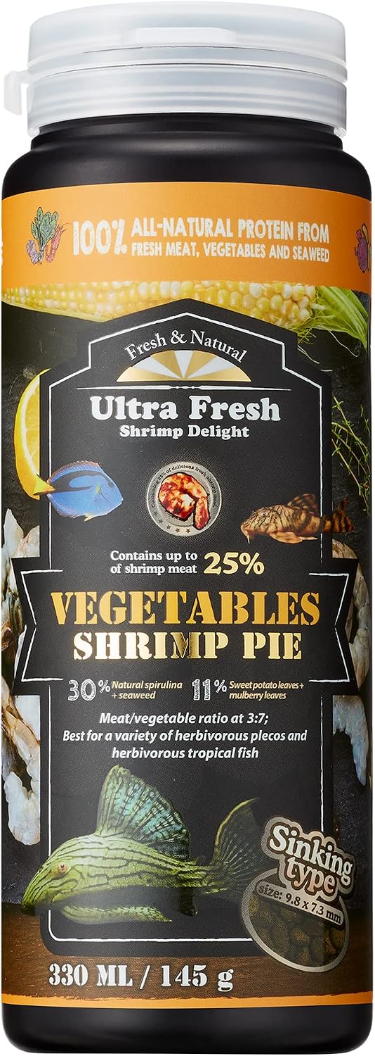 Ultra Fresh Algae Wafers Pleco Food, Spirulina & Algae, Sword Prawns