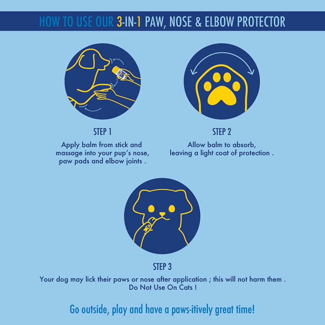 Banana Boat Nose, Paw & Elbow 3-in-1 Sun Balm Sun Protector for Dogs