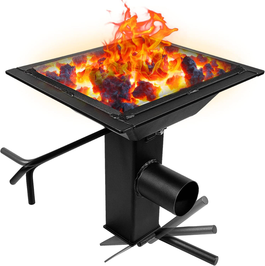 10x12 Inch Welded Blacksmith Firepot 2600F Rated Forging Blacksmith