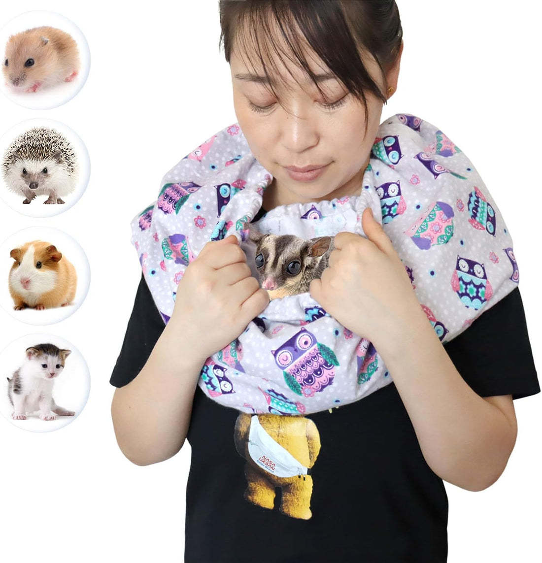 Adjustable Sugar Glider Bonding Pouch Small Pets Bonding Scarf Sling