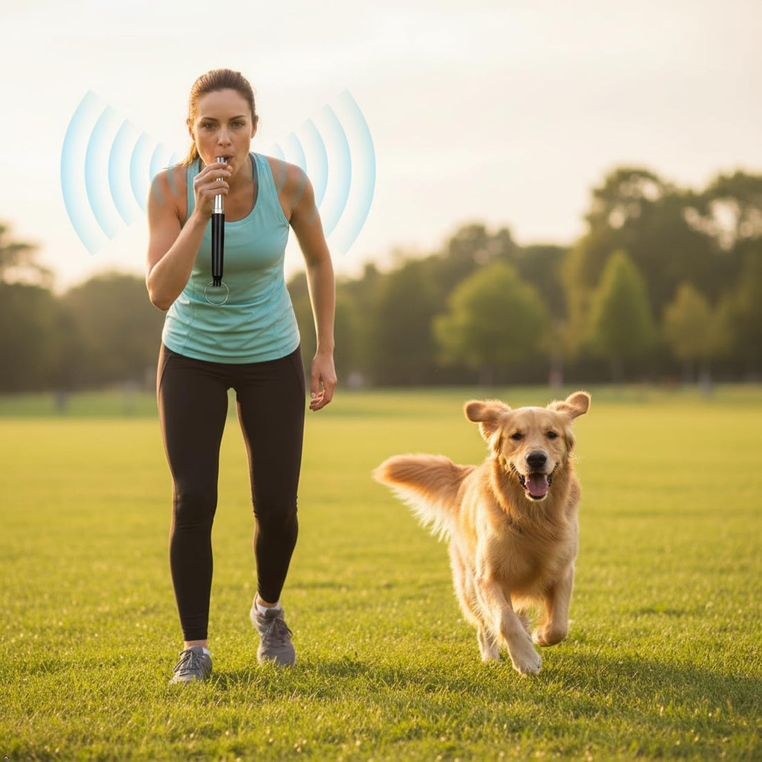 2-Pack Adjustable Ultrasonic Dog Whistles