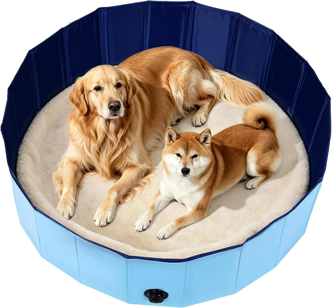 Foldable Dog Pool 47'' x 12''(120 x 30cm)
