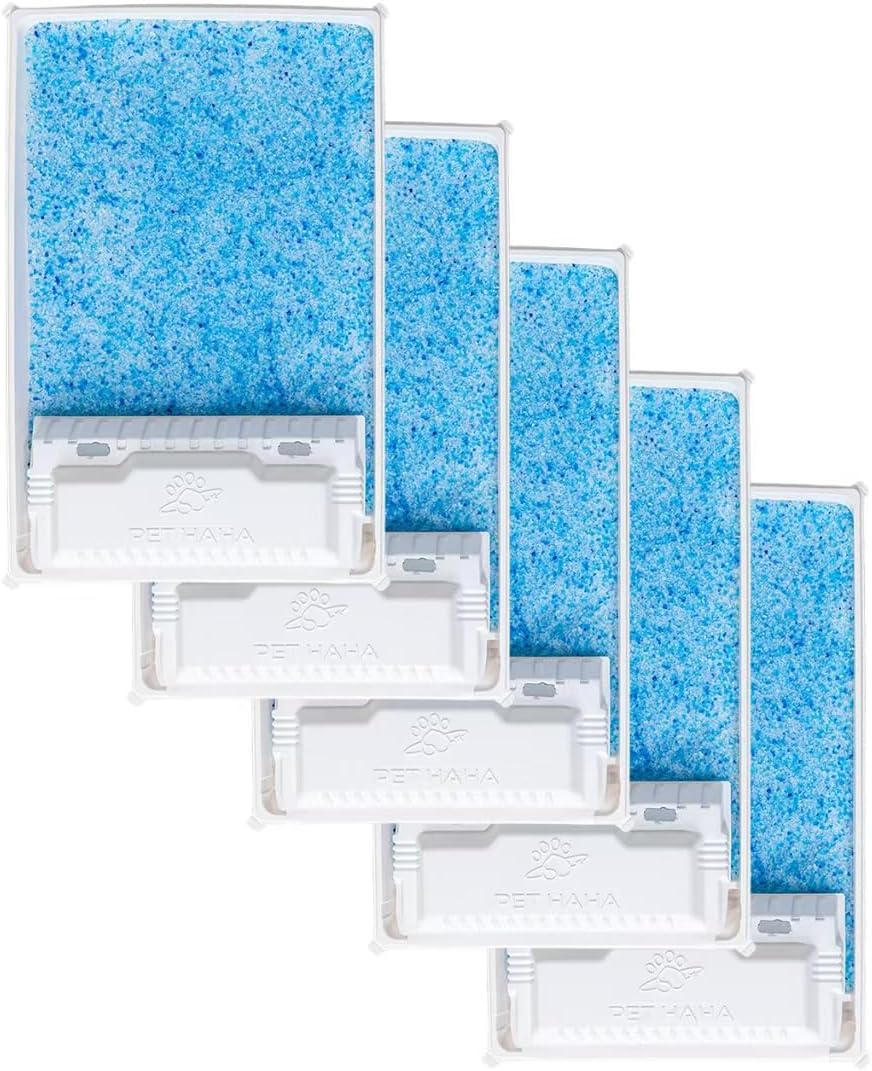 Crystal Cat Litter and Disposable Litter Trays 5 Sets Compatible