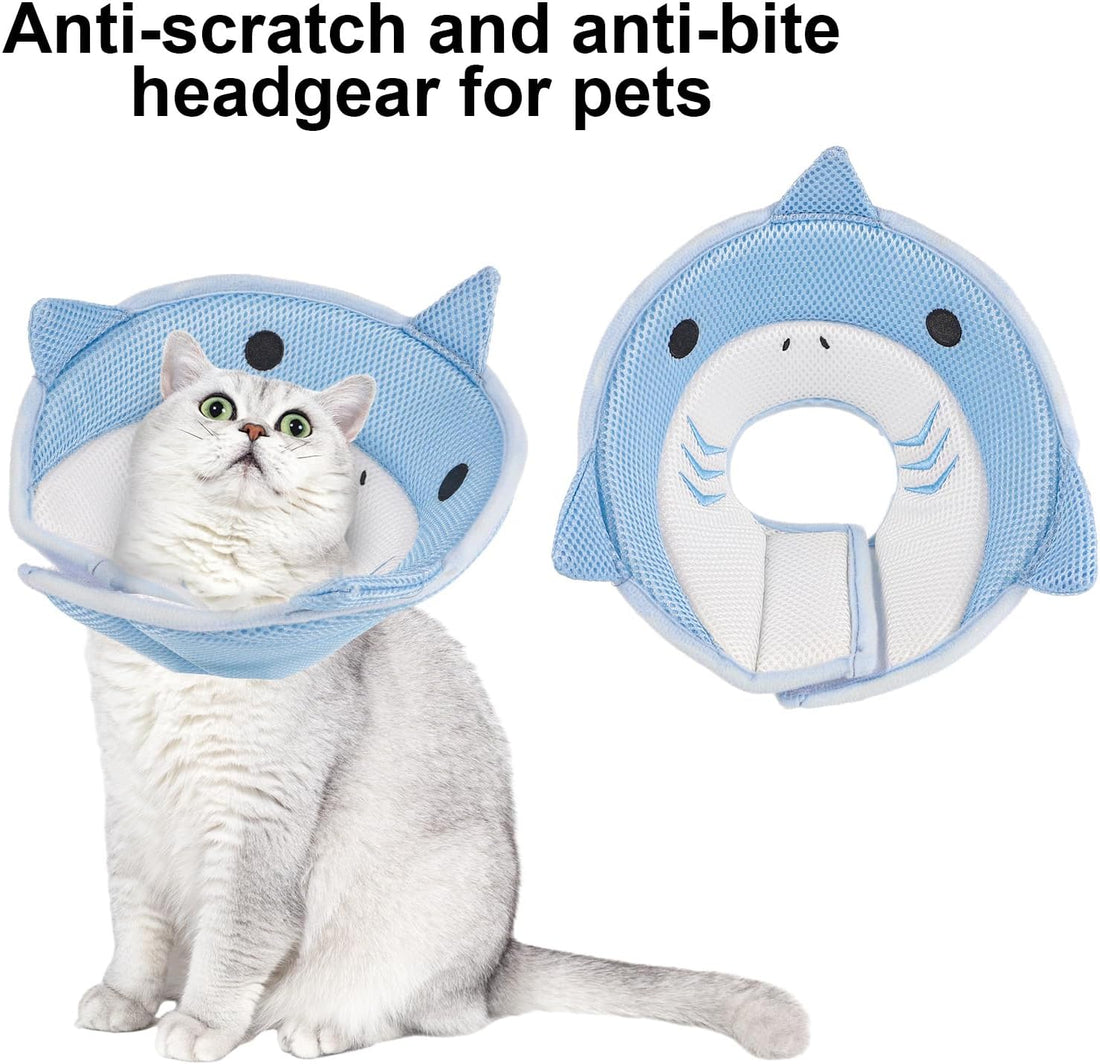 Friusate Cat Recovery Collar - Soft, Adjustable, Breathable
