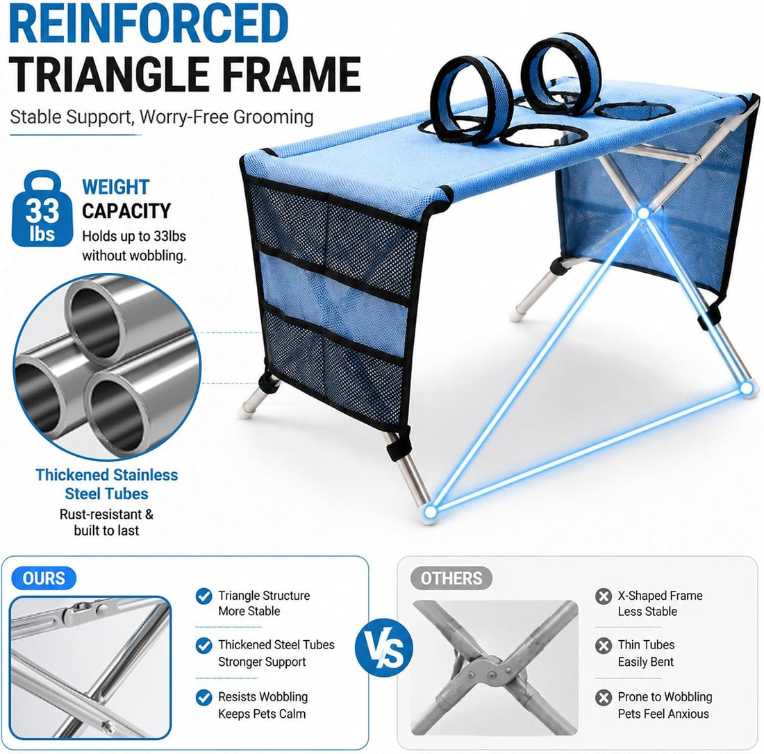 Dog Grooming Hammock Stand for Pet Nail Trimming