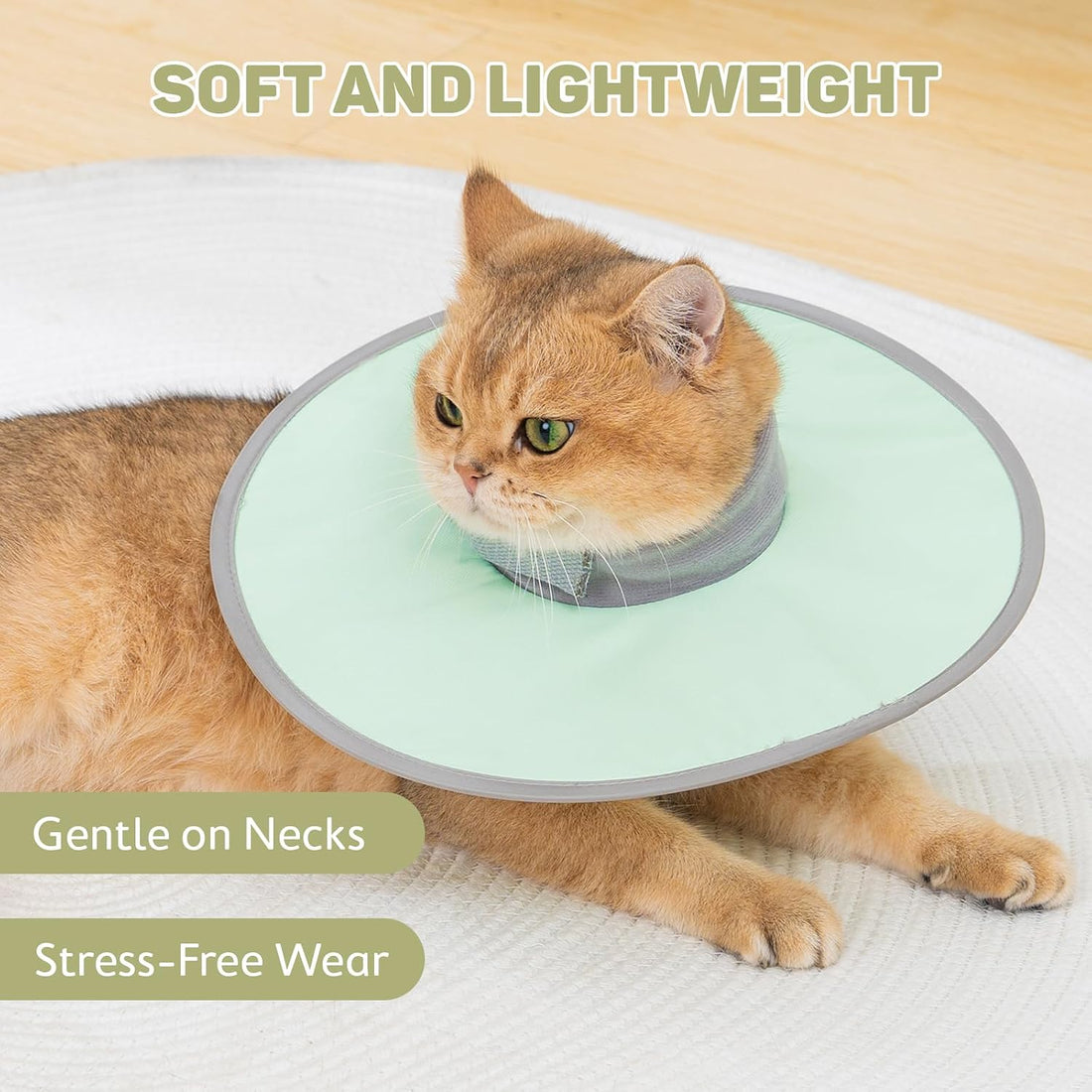 Avont Lightweight Waterproof Foldable Cone, Soft E-Collar