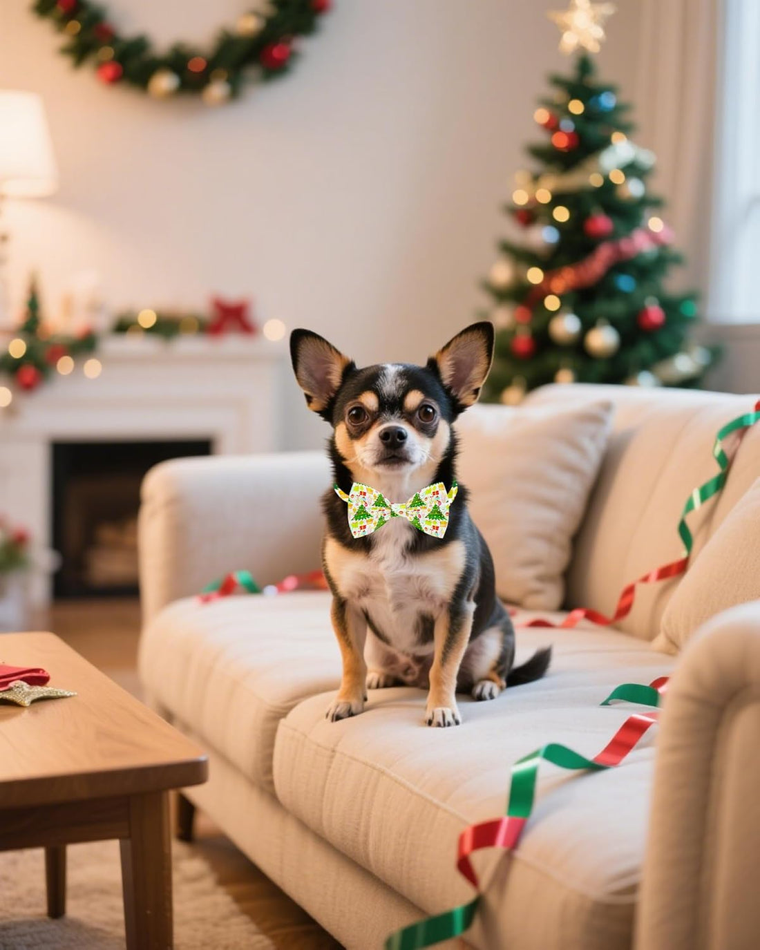 PET SHOW 60 Pack Christmas Small Dog Bowties and Ties Bulk