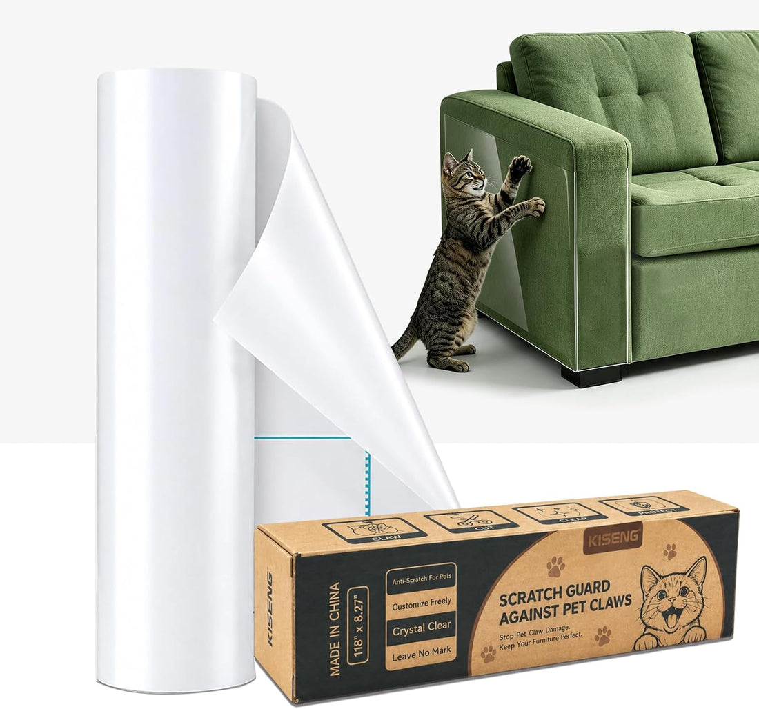 Anti Cat Scratch Furniture Protector,Clear Thicken Vinyl