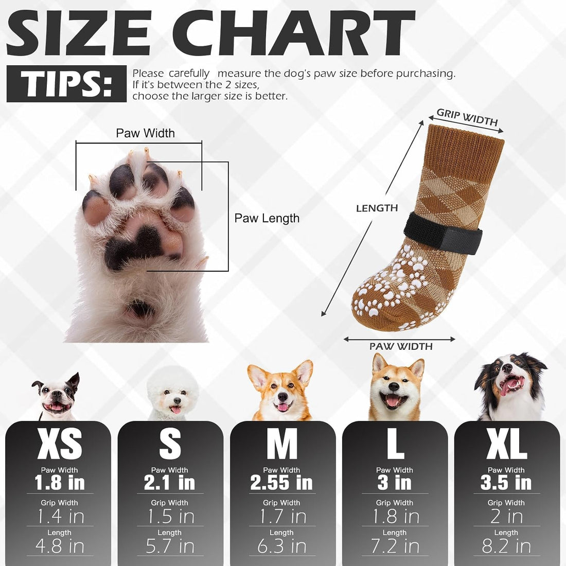EXPAWLORER Dog Socks for Hot Pavement Summer to Prevent Licking Paws