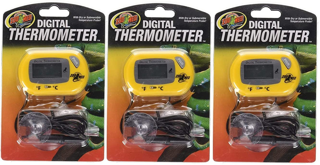 Zoo Med Digital Thermometer (3 Pack)