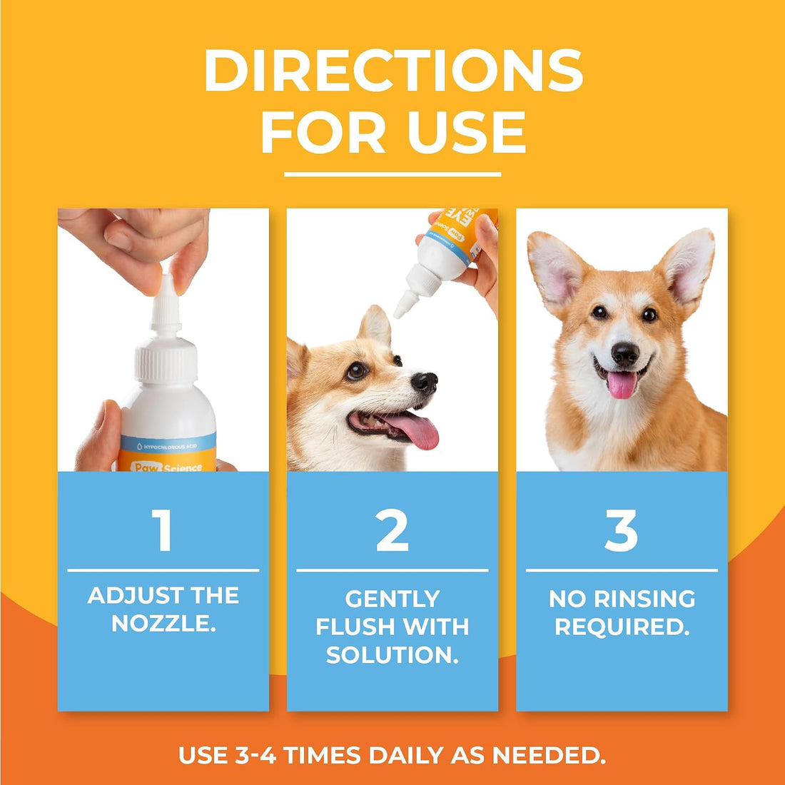 Dog Eye Drops & Wash for Dogs & Cats