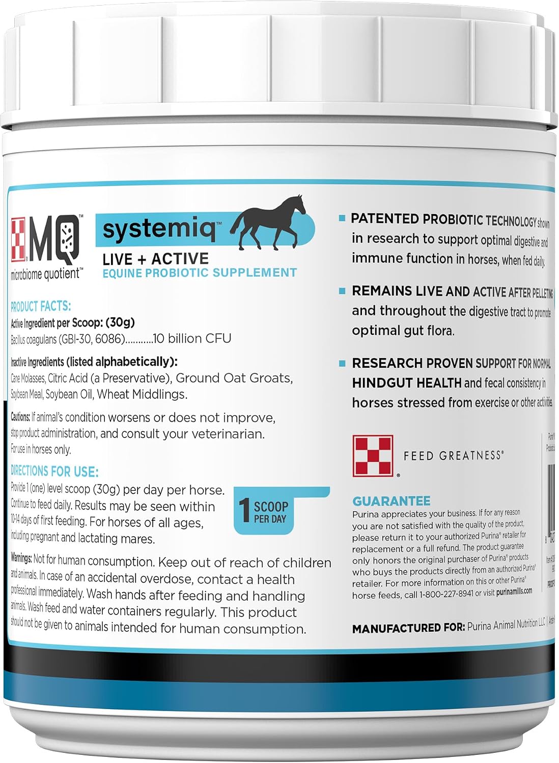Purina® Systemiq™ Probiotic Horse Supplement | 2 Pounds (2 LB)